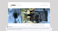 Desktop Screenshot of ambarmedia.es