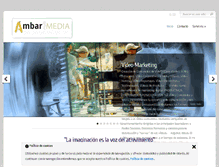 Tablet Screenshot of ambarmedia.es